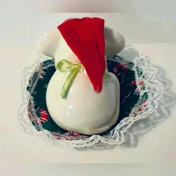 Vintage 1992 “Mouse On Pillow” Santa’s Design figurine. Brand new in box. - Picture 5 of 11